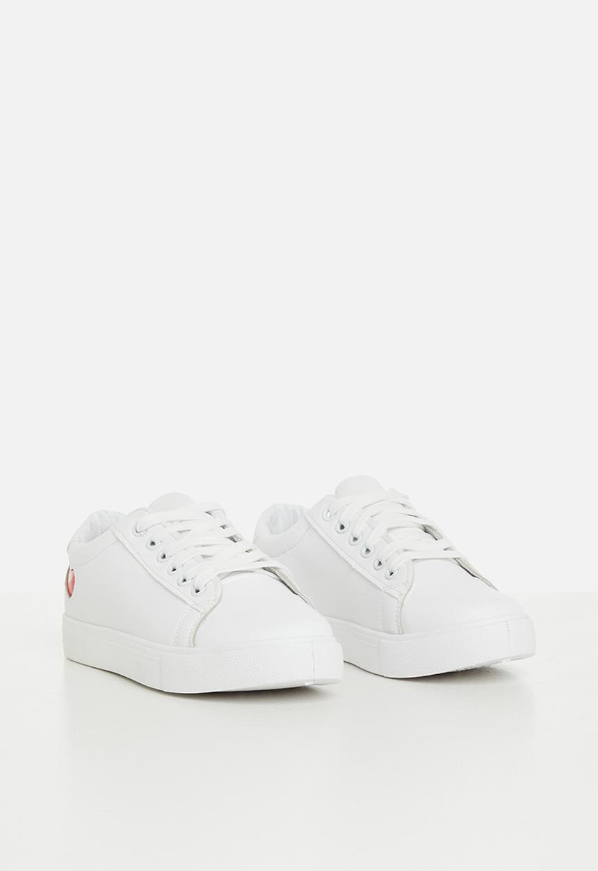 Pop Candy - Sneaker with heart - white