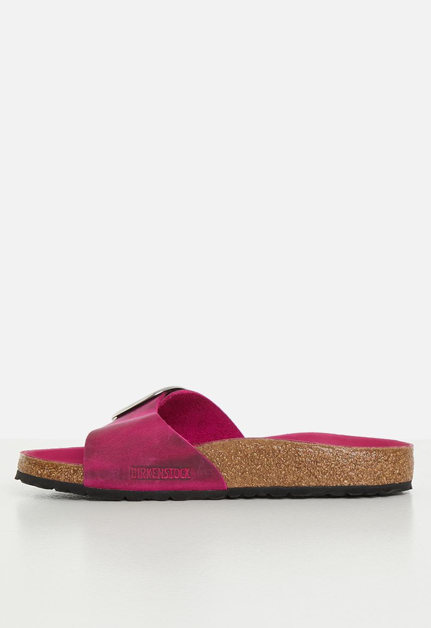 Birkenstock - Madrid big buckle oiled leather regular - festival fuchsia