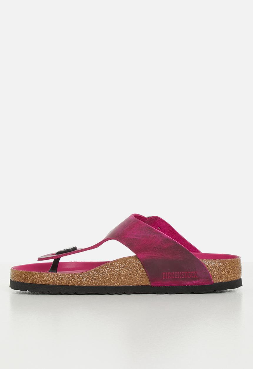 Birkenstock - Gizeh big buckle oiled leather regular - festival fuchsia