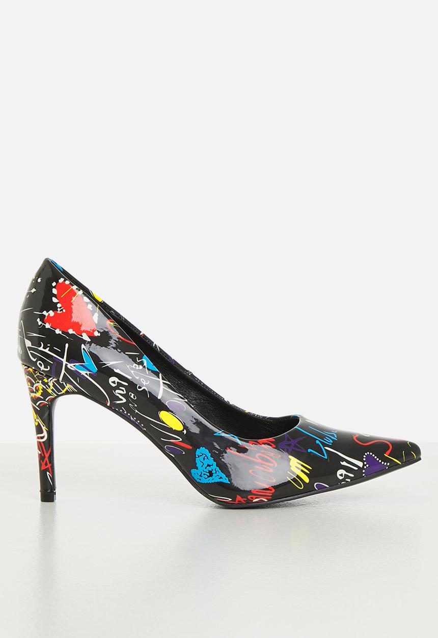 Superbalist - Cory print closed back court - black