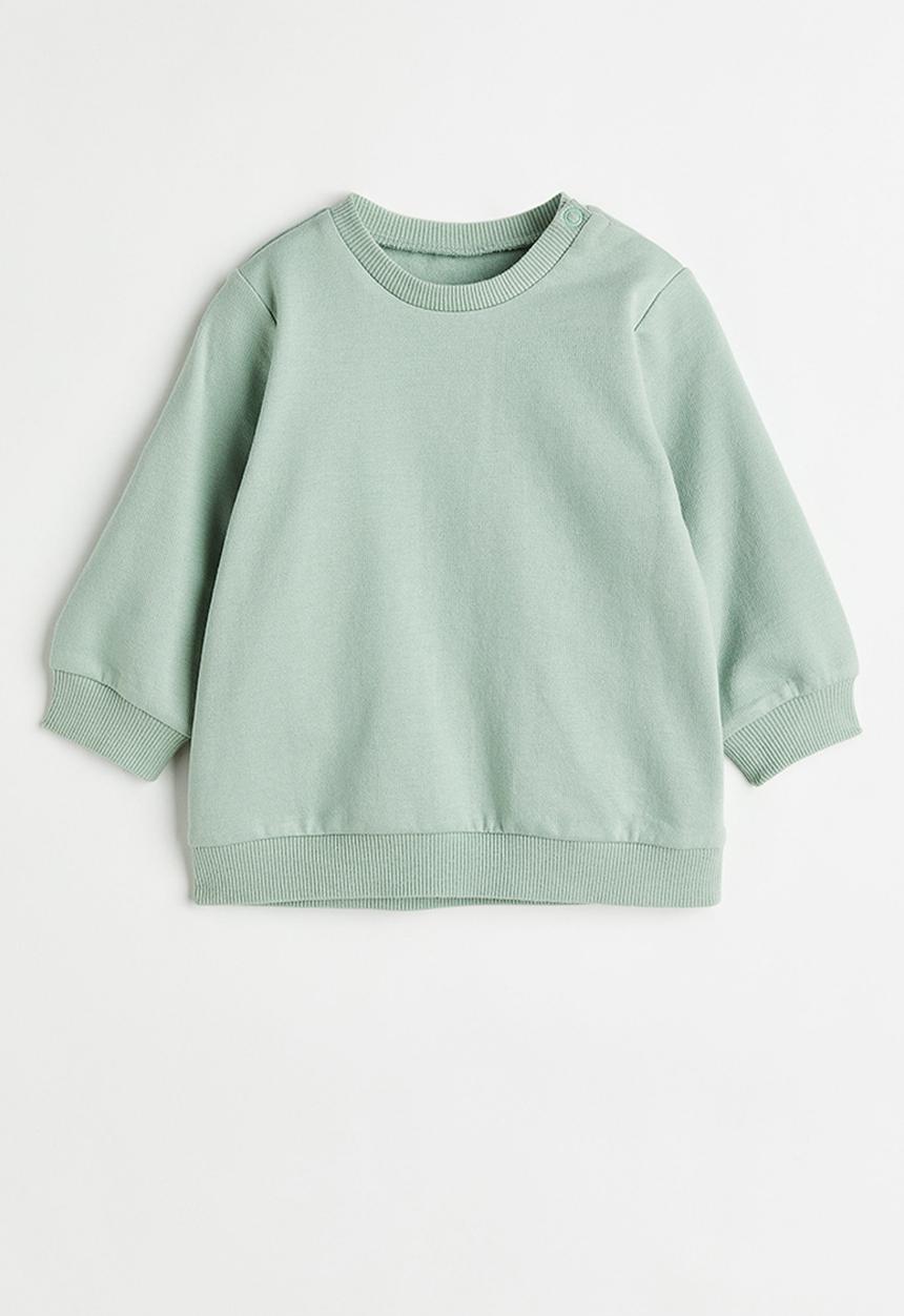 H&M - Cotton sweatshirt - light green