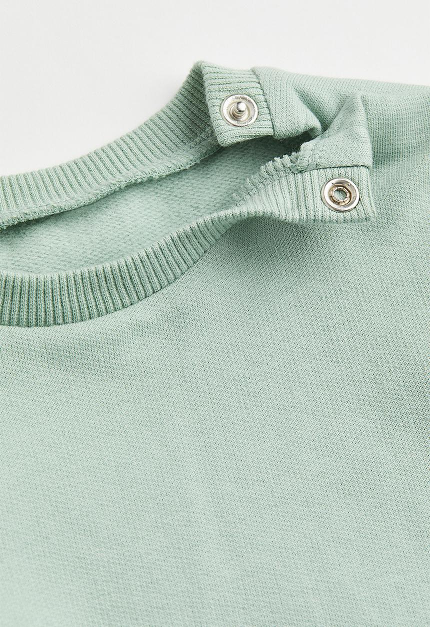 H&M - Cotton sweatshirt - light green