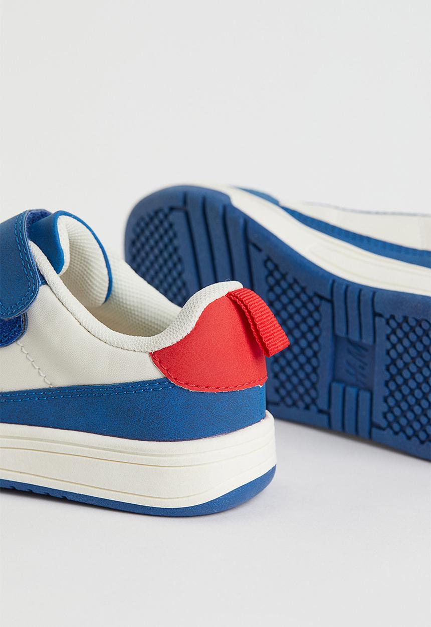 H&M - Trainers - blue/white