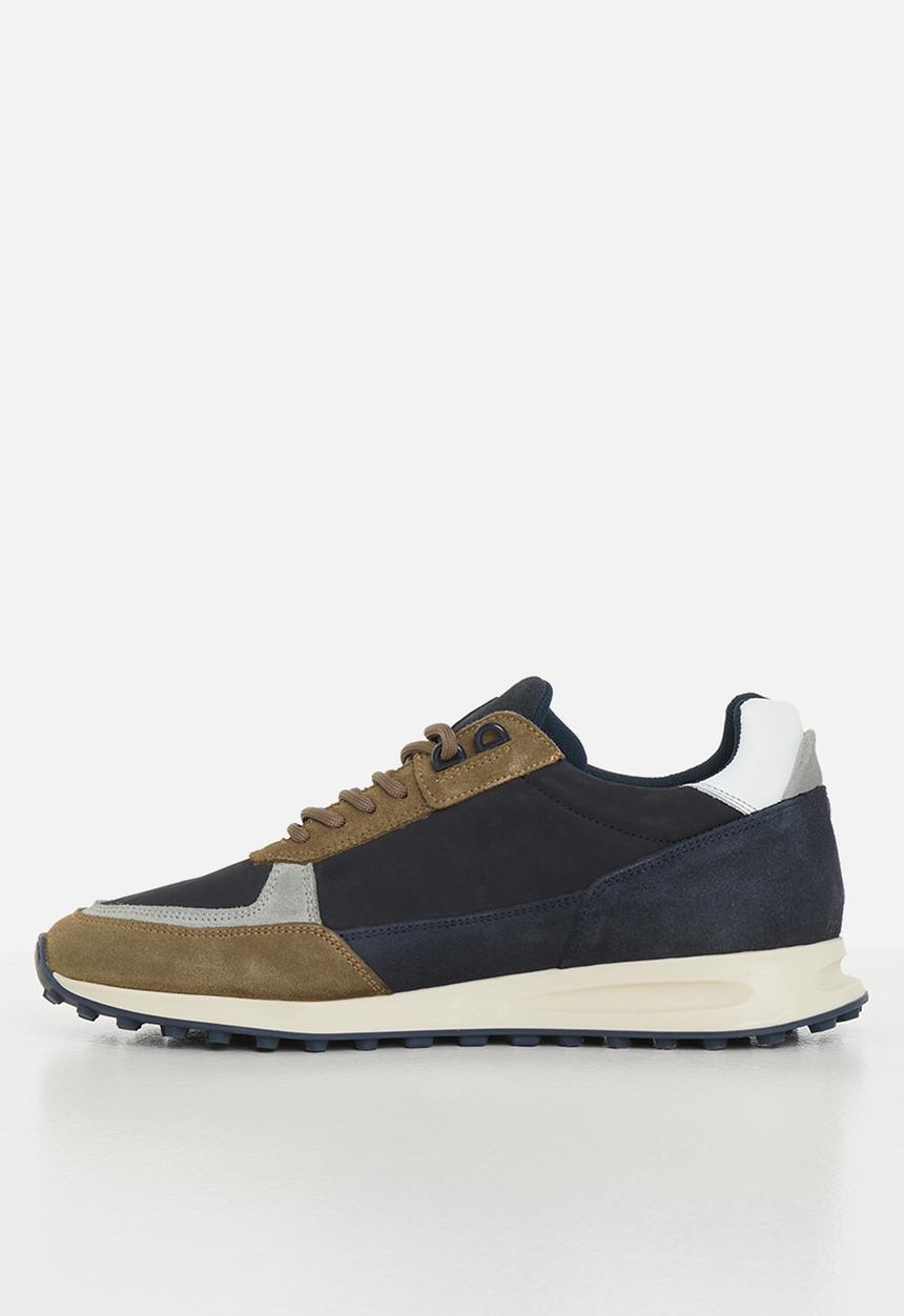 Lyle & Scott - Alder leather - sand/navy