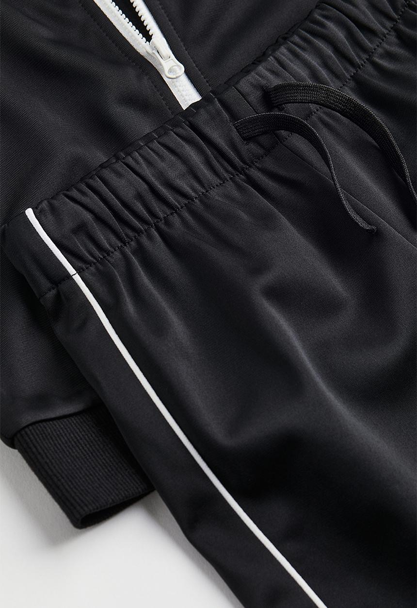H&M - 2 Piece printed sweatshirt set - black