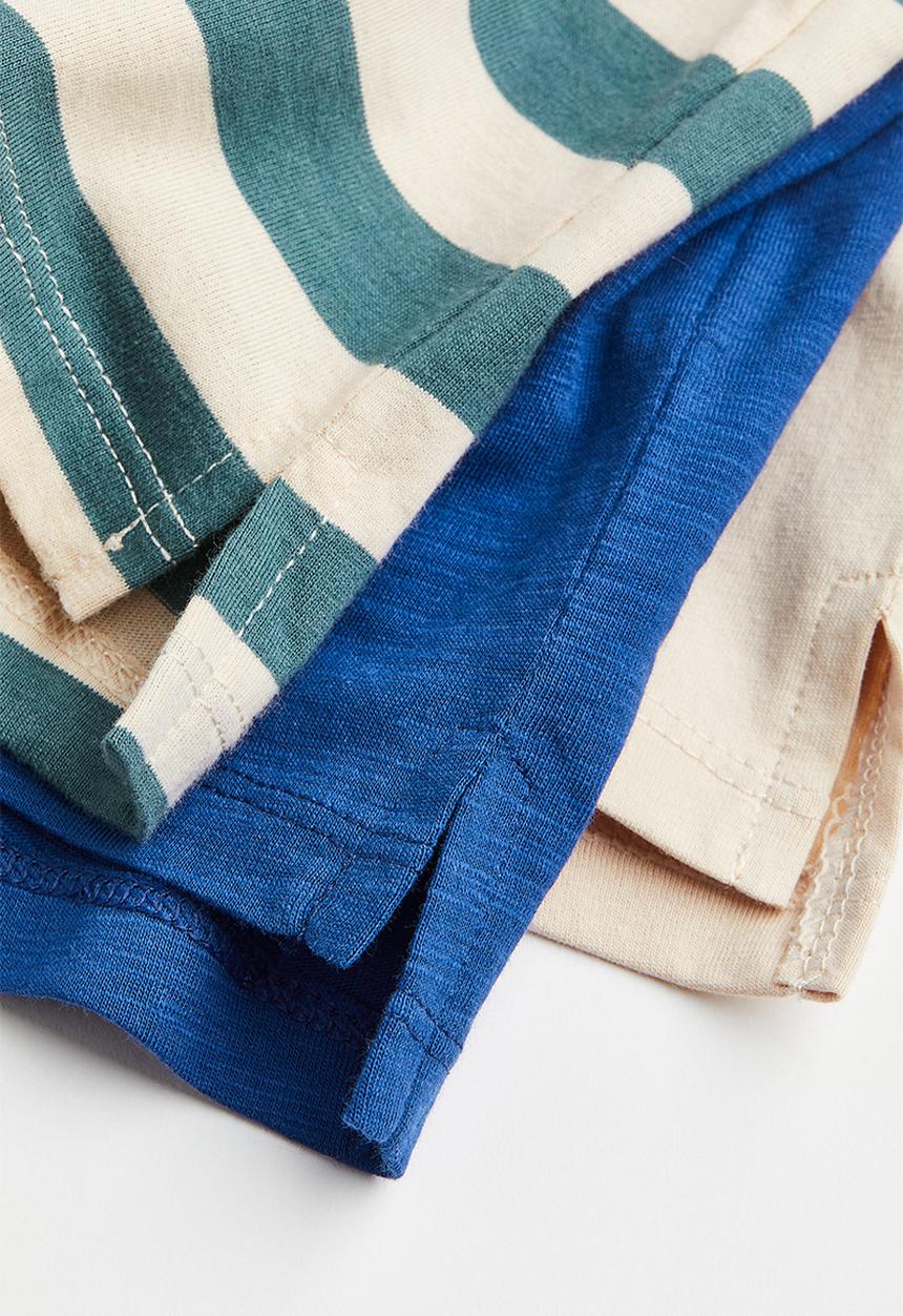 H&M - 3 Pack cotton jersey tops - multi