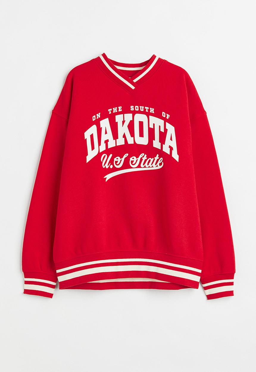 H&M - Oversized sweatshirt - red/dakota