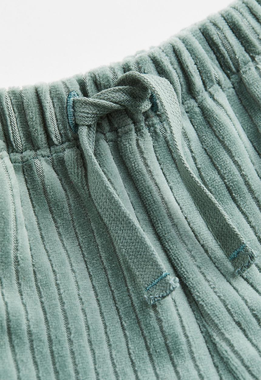 H&M - 2 Piece velour set - green
