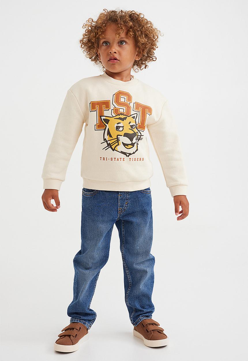 H&M - Sweatshirt - cream/tiger