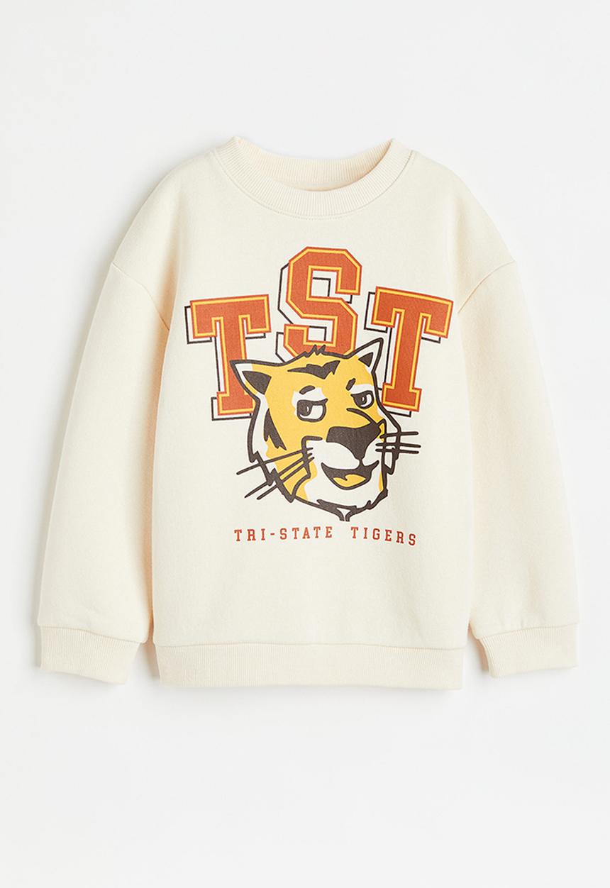 H&M - Sweatshirt - cream/tiger