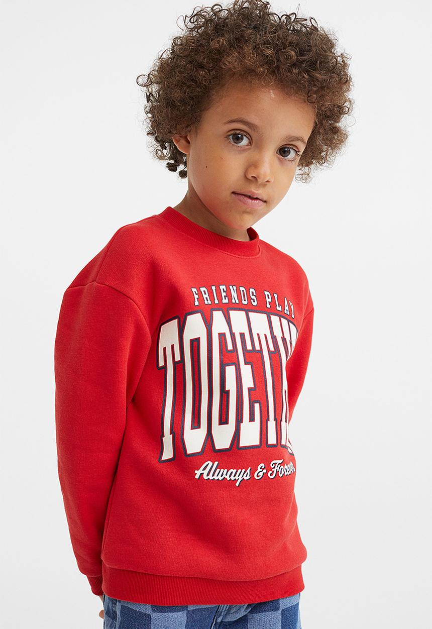 H&M - Sweatshirt - red/together