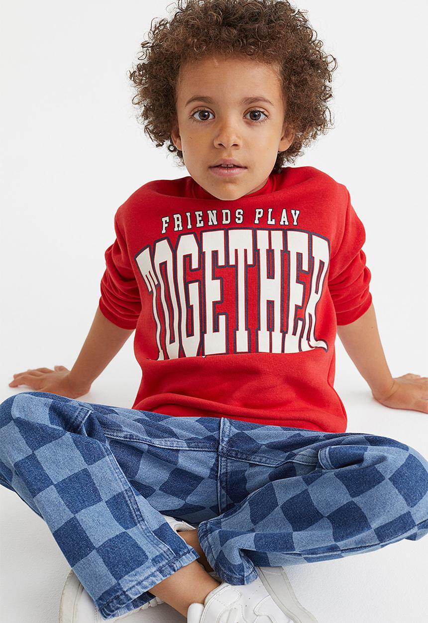 H&M - Sweatshirt - red/together