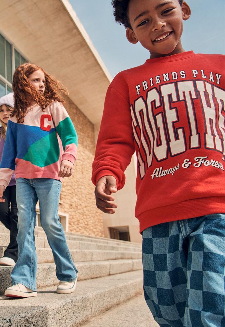 H&M - Sweatshirt - red/together