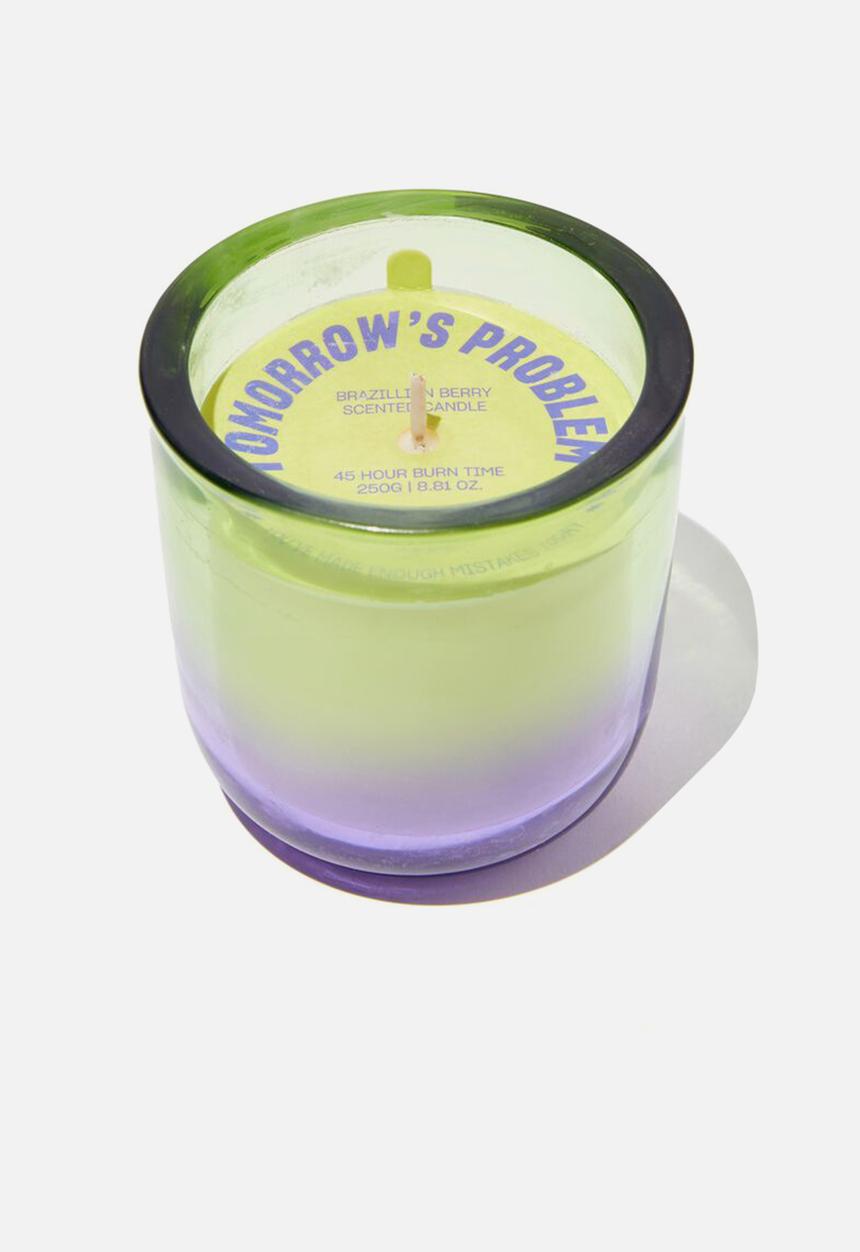 Typo - In the mood candle - soft lime & purple
