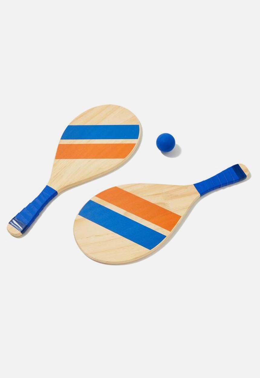 Typo - Beach paddle - orange and dark blue