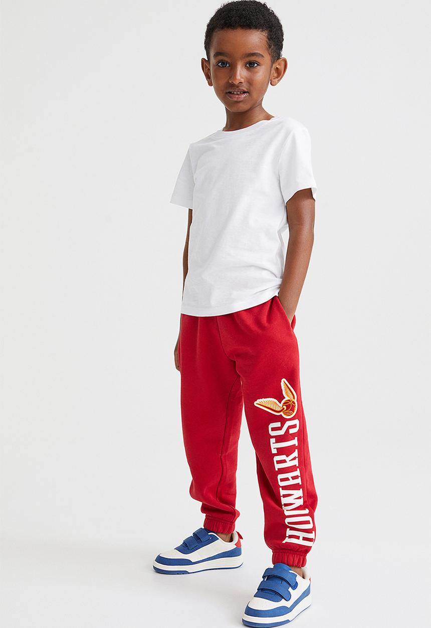 H&M - Printed joggers - red/harry potter