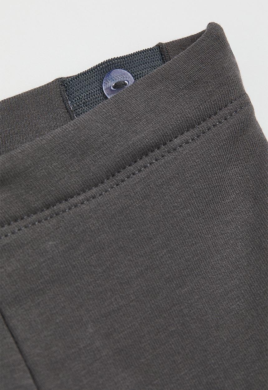 H&M - Cotton leggings - dark grey/cat