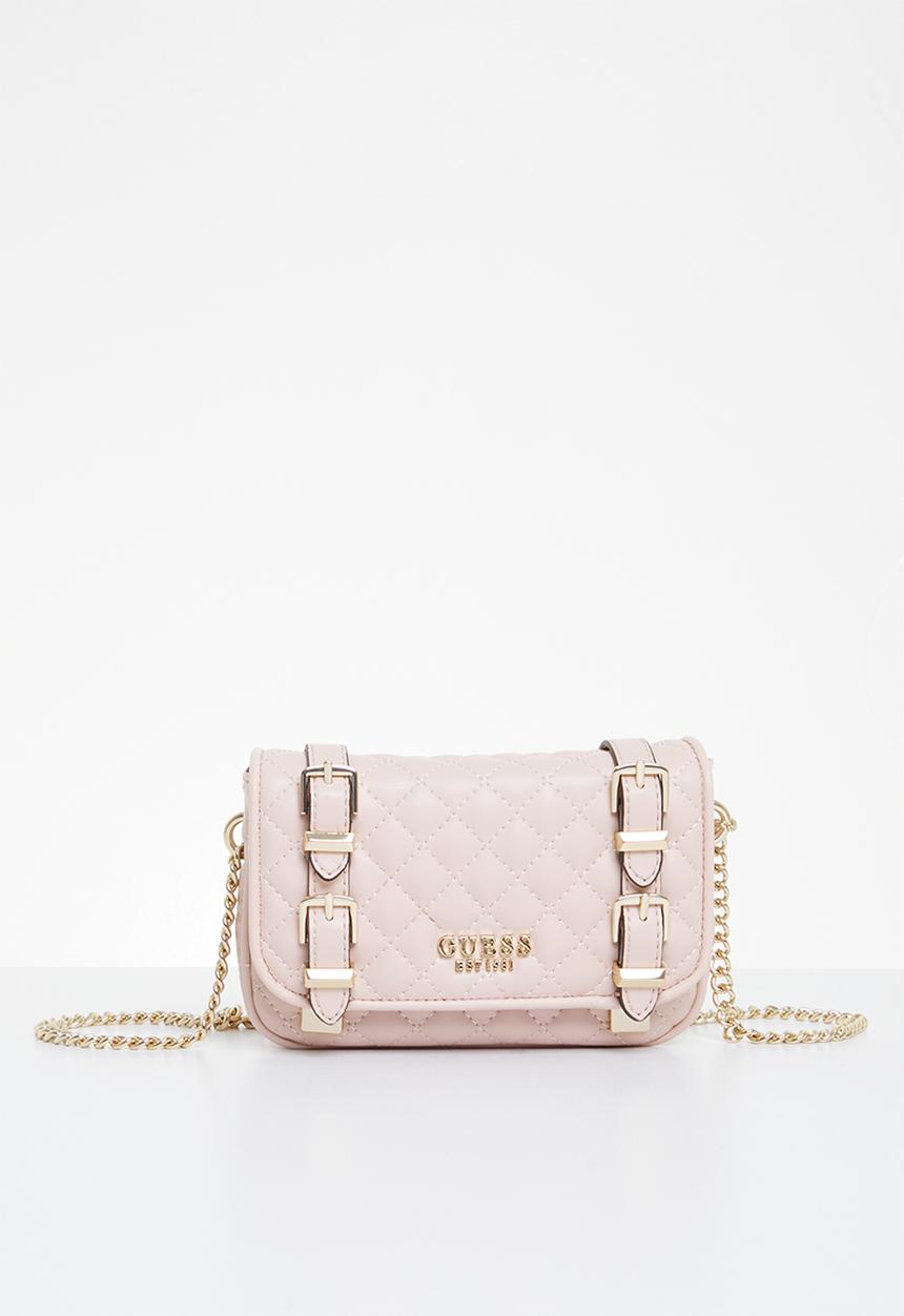 GUESS - Adam mini crossbody flap - pale rose