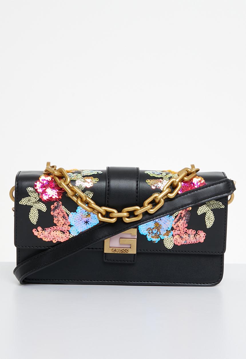 GUESS - Morada crossbody flap - black multi