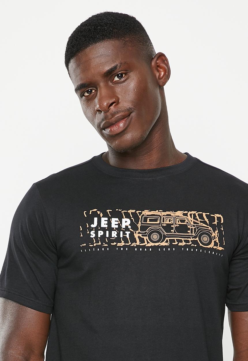 JEEP - Fashion graphics tee - black