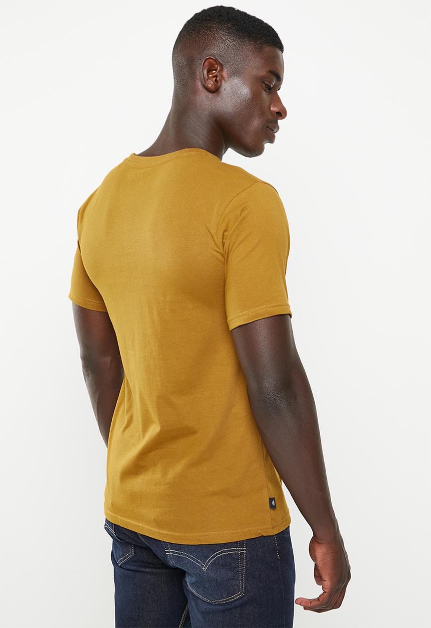 JEEP - Applique & embroidery app tee - dark mustard