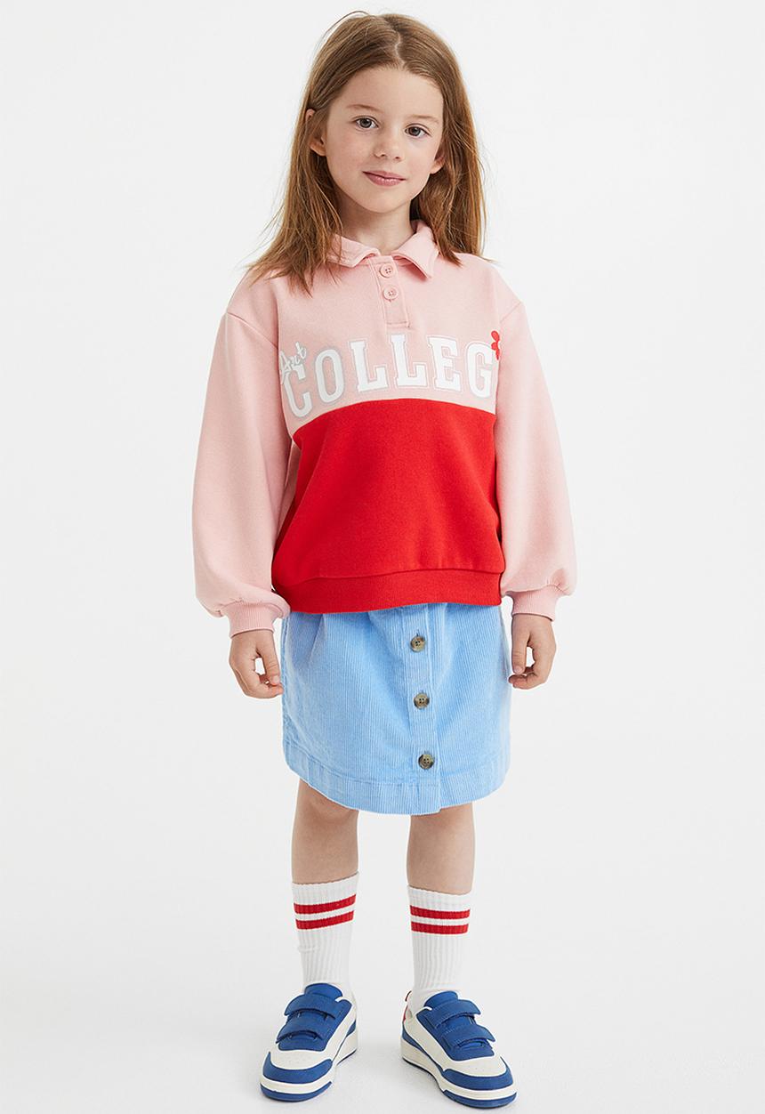 H&M - Oversized sweatshirt - light pink/college