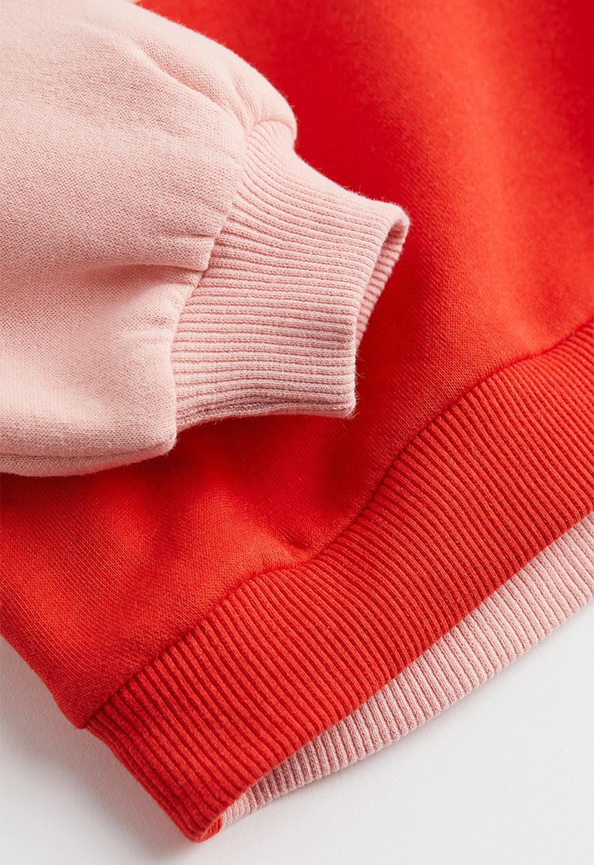 H&M - Oversized sweatshirt - light pink/college
