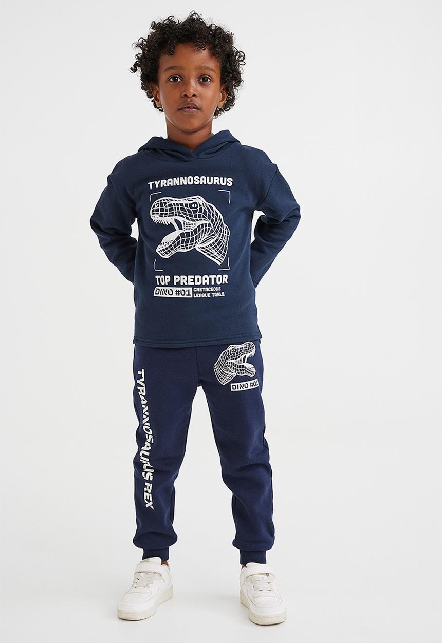 H&M - 2 Pack joggers - dark blue/t-rex