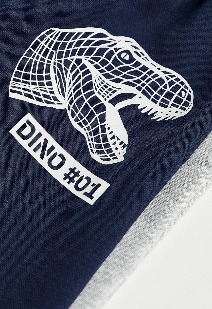 H&M - 2 Pack joggers - dark blue/t-rex