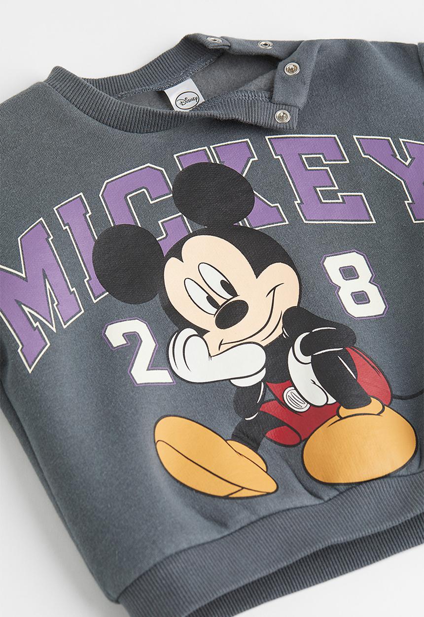 H&M - 2 Piece sweatshirt set - grey/mickey mouse