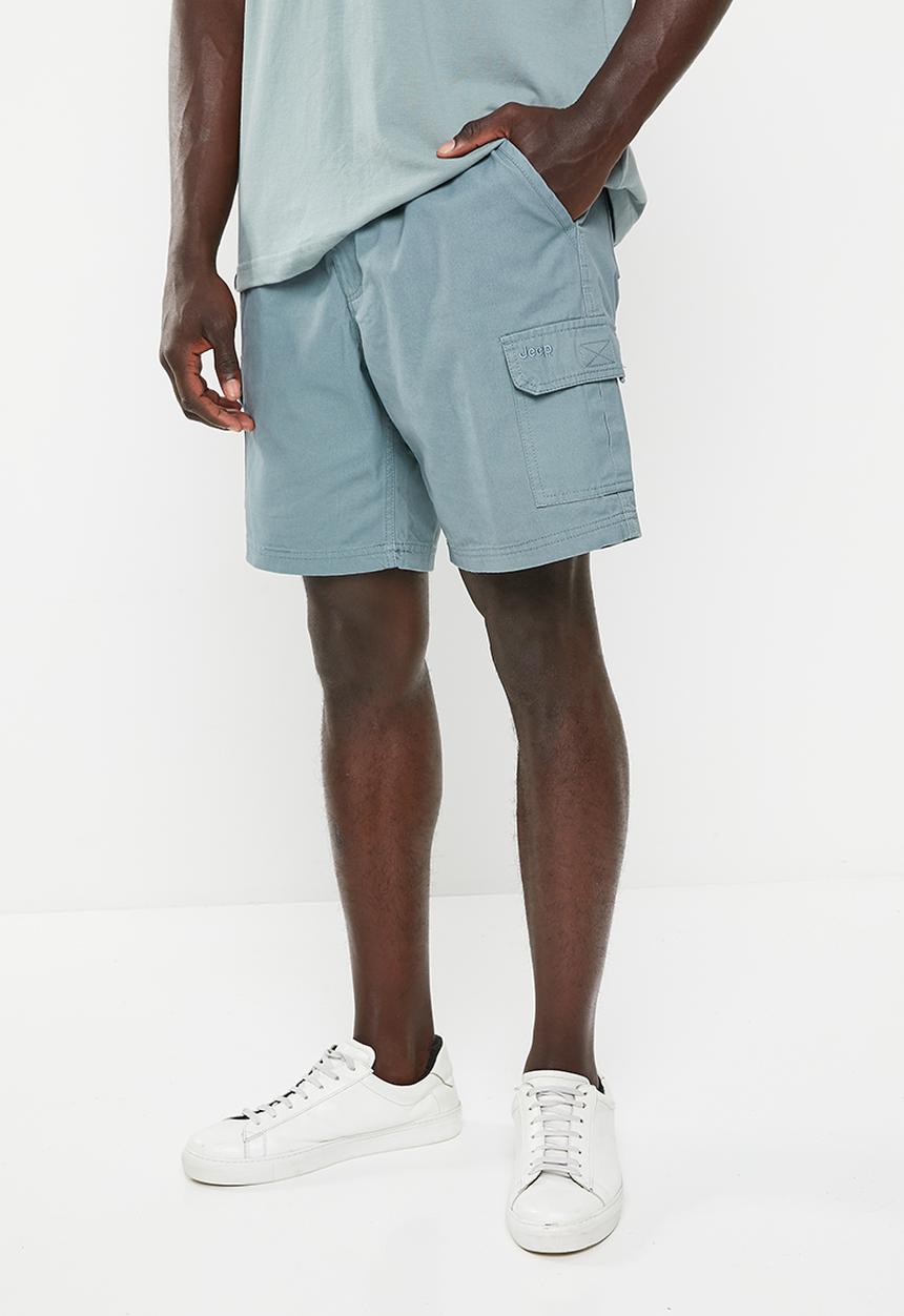 JEEP - Elasticated waistband cargo short - tarmac