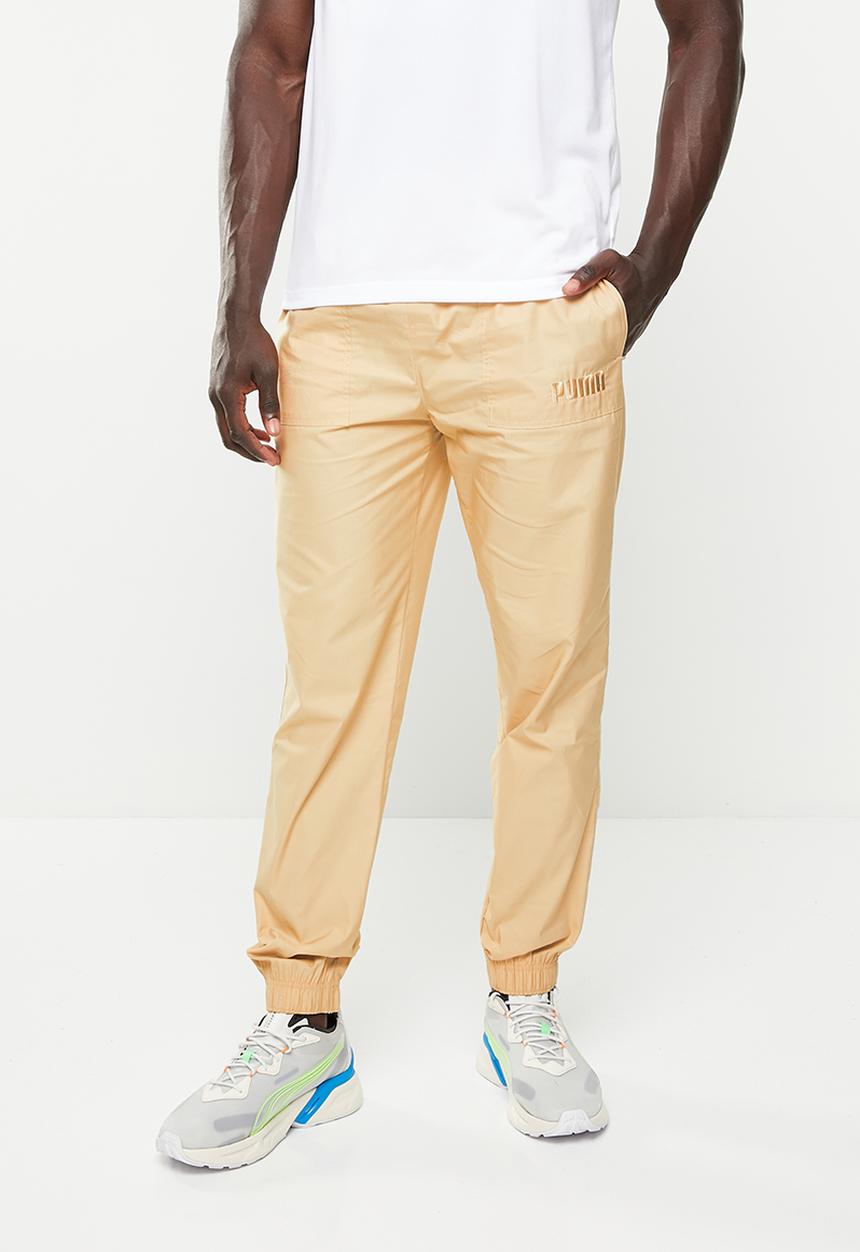 PUMA - Za mens cuffed chino pant - light sand