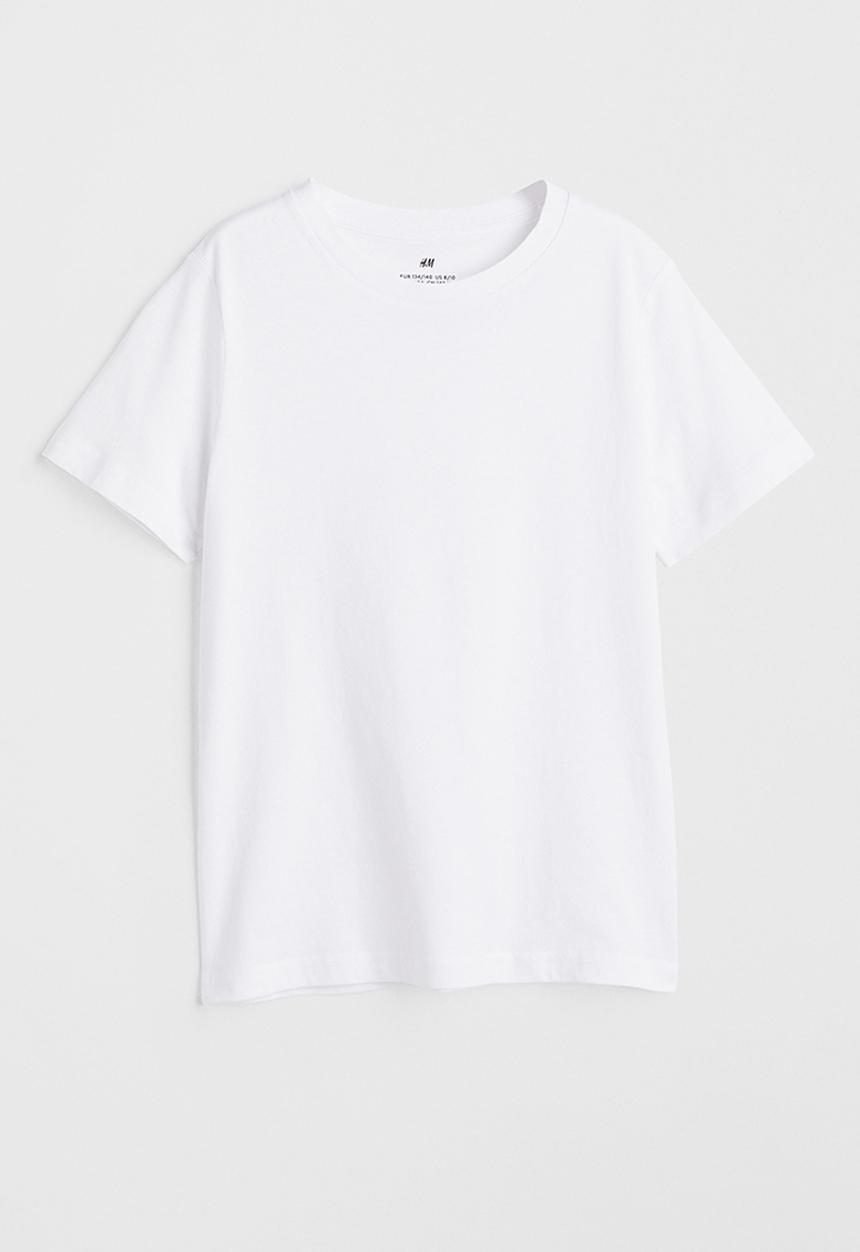 H&M - Cotton T-shirt - white