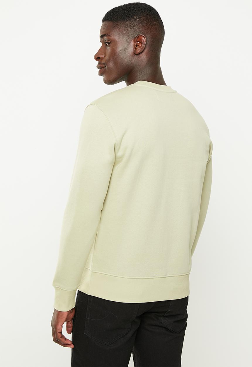 Calvin Klein - Monogram logo crew neck - wheat fields