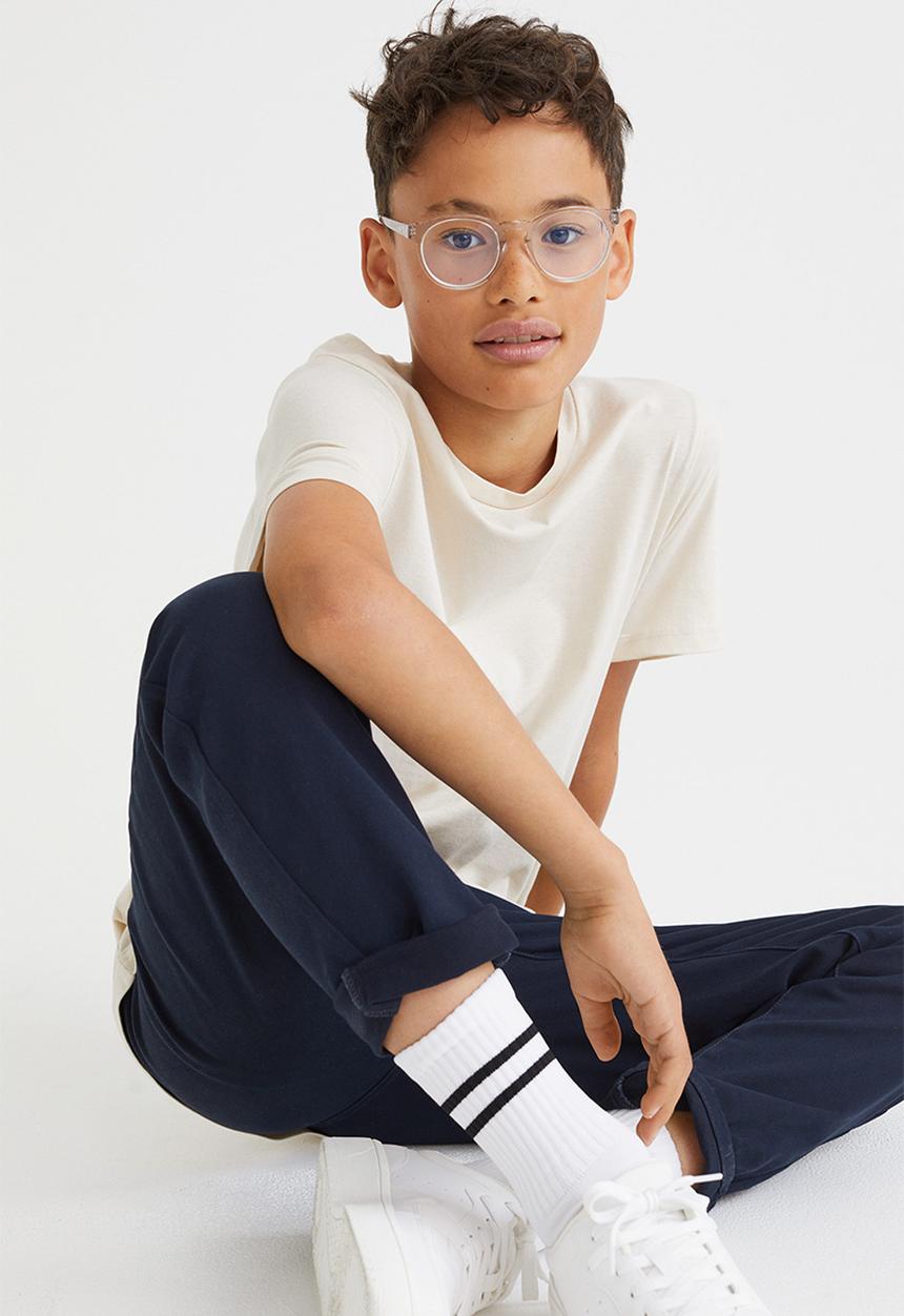 H&M - Slim fit chinos - dark blue