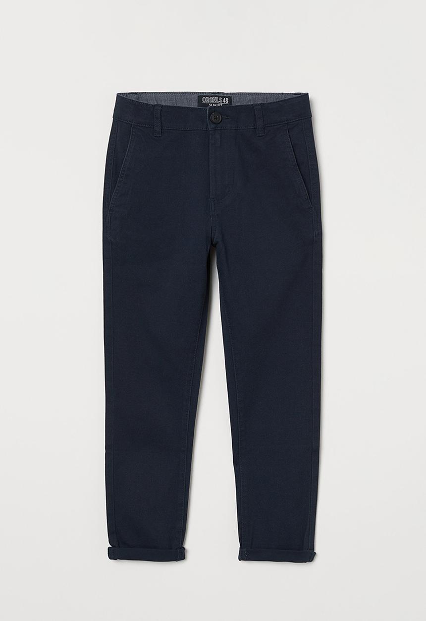 H&M - Slim fit chinos - dark blue