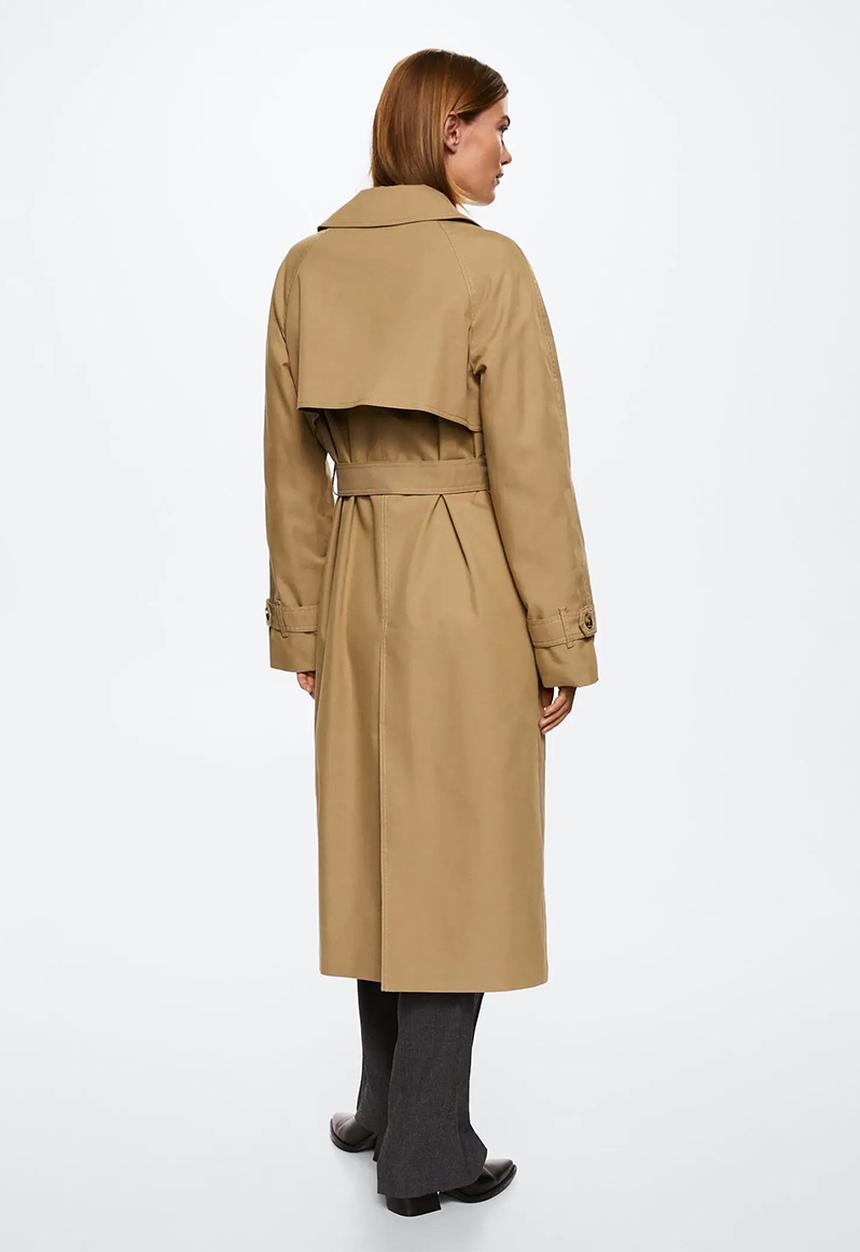 MANGO - Trench coat mustang - light beige