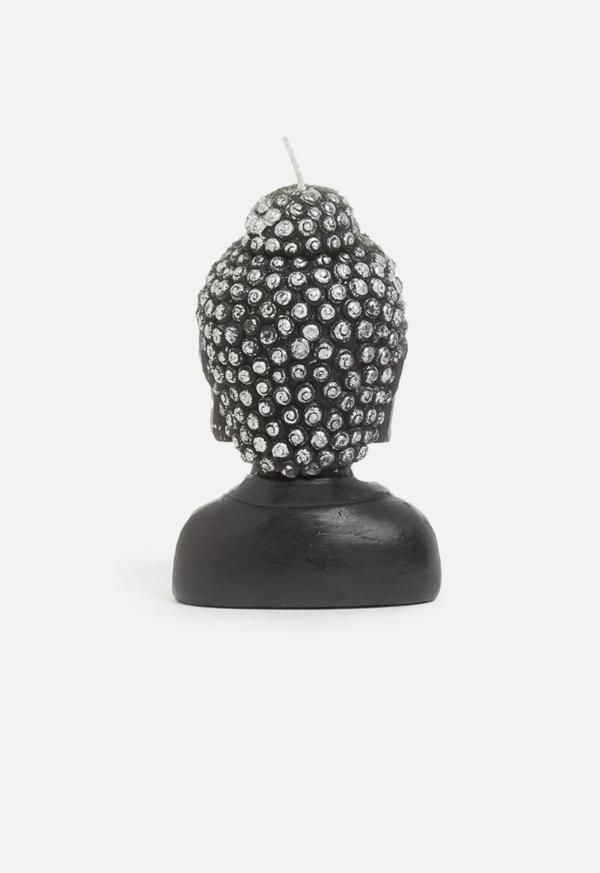 H&S - Buddha candle - black