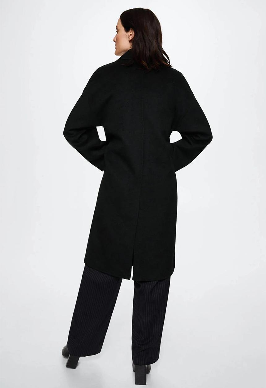 MANGO - Coat picarol - black