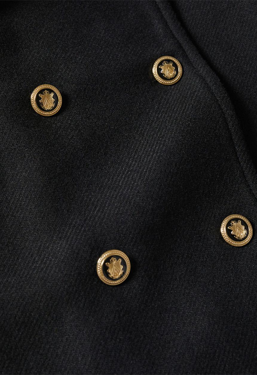 MANGO - Coat pinocho - black