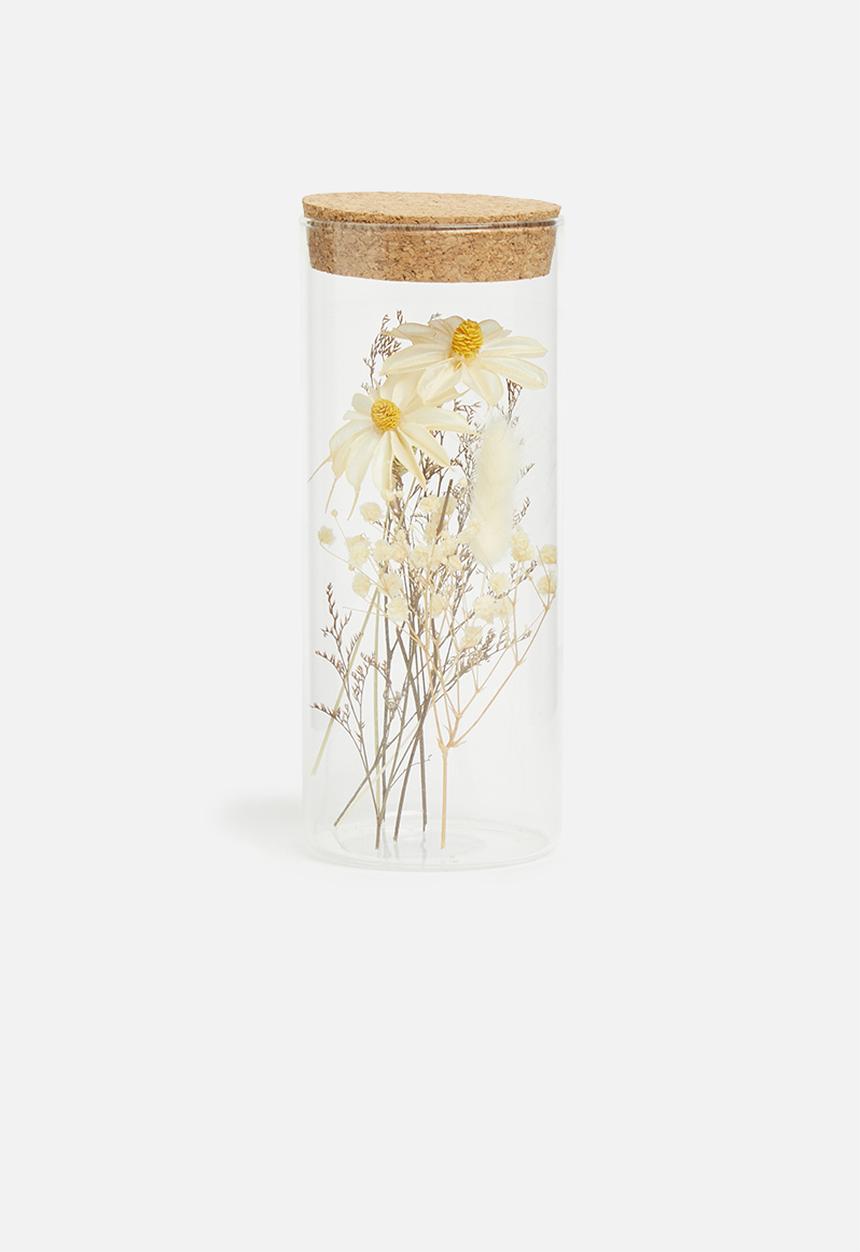 H&S - Dried flower in tube - White