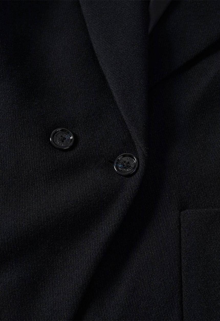 MANGO - Coat gauguin - black