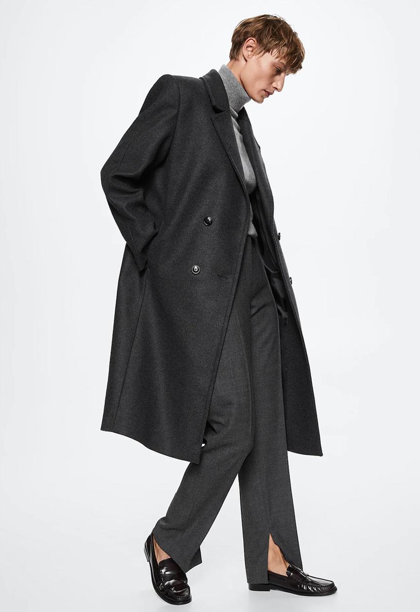 MANGO - Coat nirvana - grey