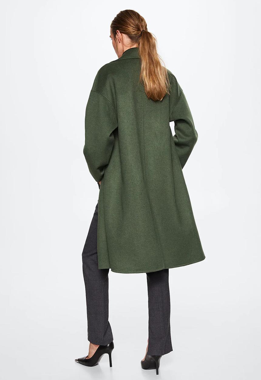 MANGO - Coat picarol - beige/khaki