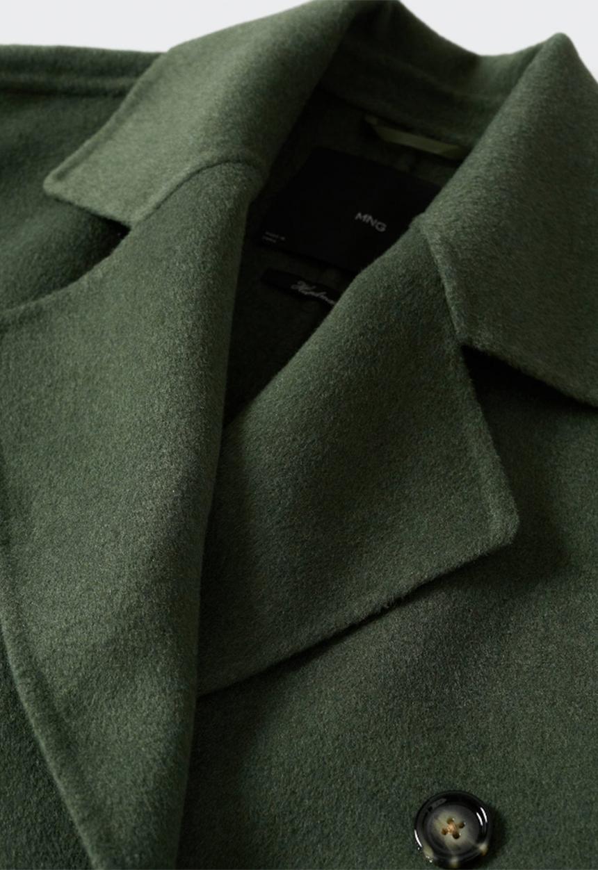 MANGO - Coat picarol - beige/khaki