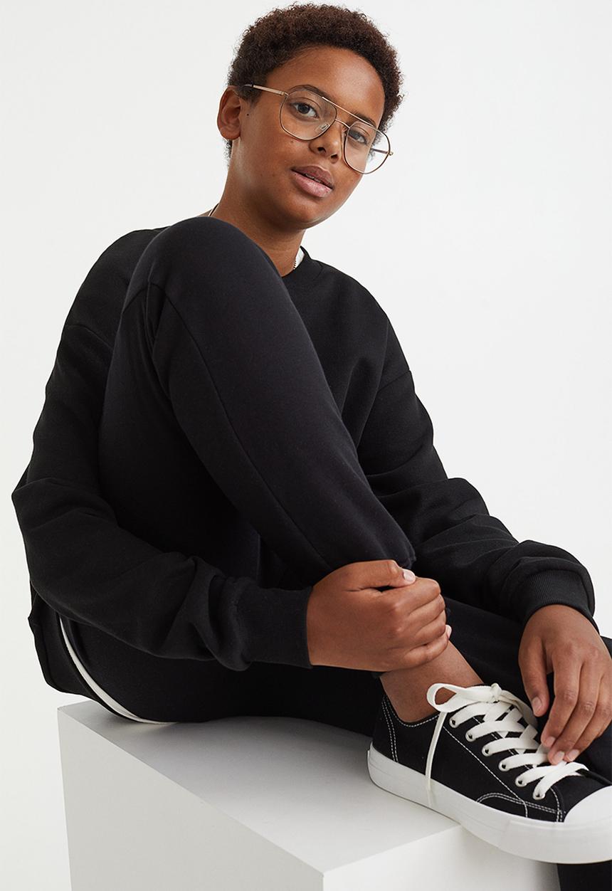 H&M - 2 Pack joggers - black