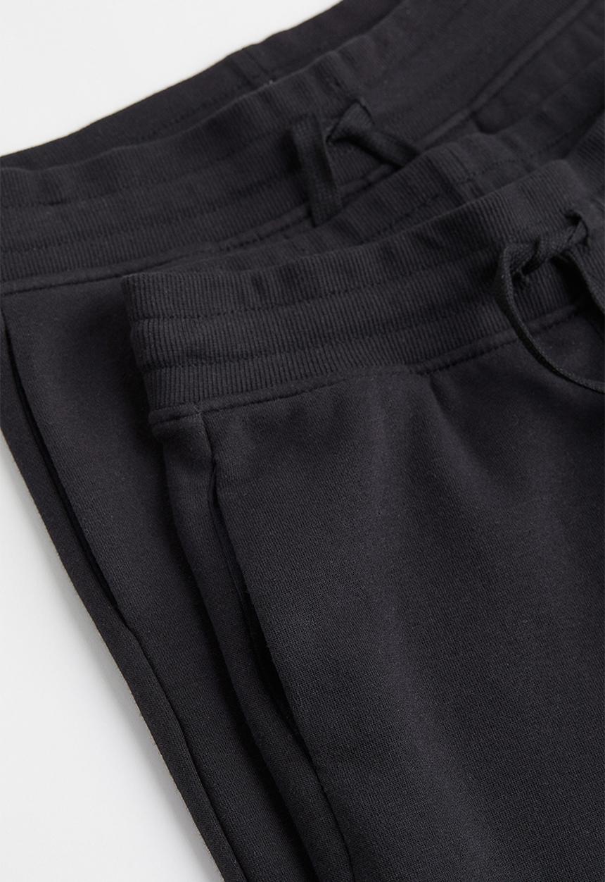 H&M - 2 Pack joggers - black