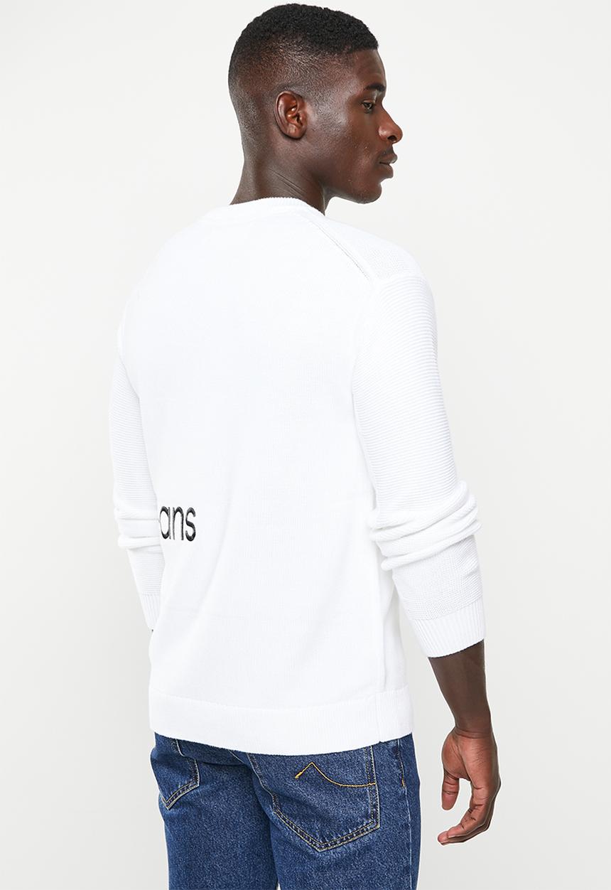 Calvin Klein - Institutional blocking sweater - bright white