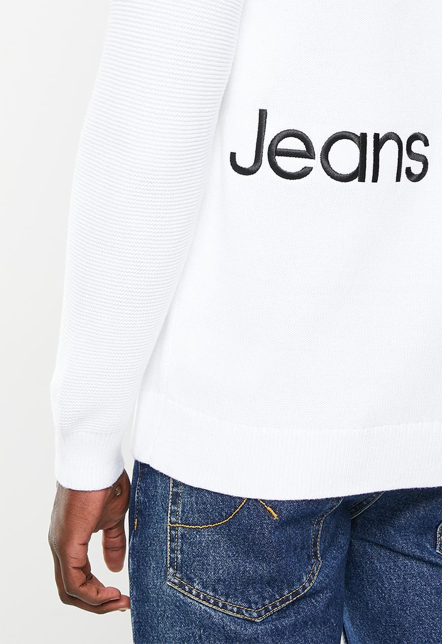 Calvin Klein - Institutional blocking sweater - bright white