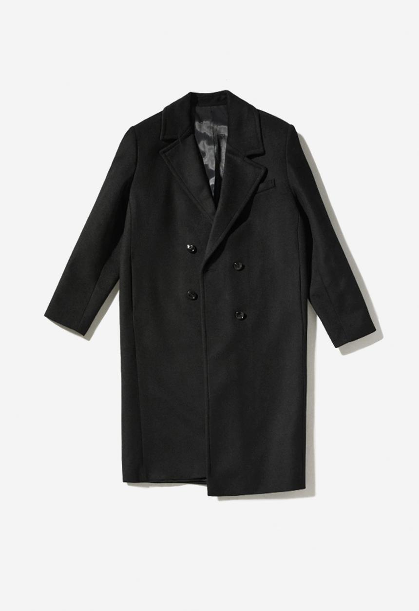 MANGO - Coat nirvana - black
